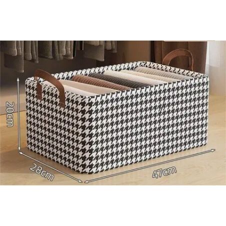 Panier de rangement en tissu – 1 acheté=1 offert !