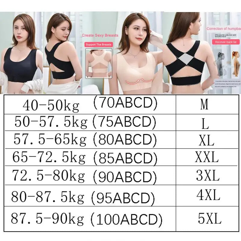 Brassière de Correction de Posture Sans Couture