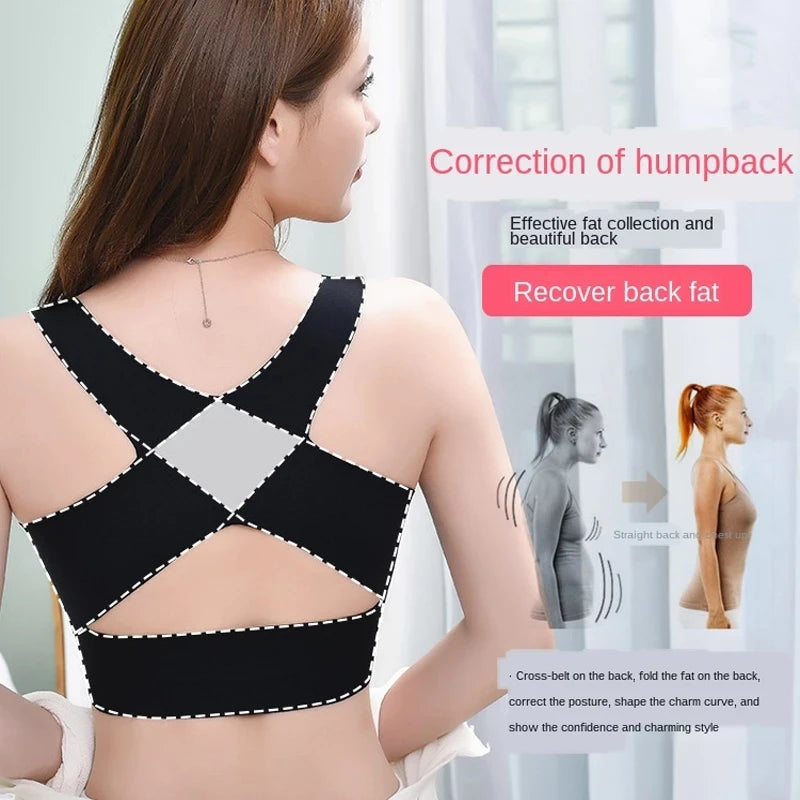 Brassière de Correction de Posture Sans Couture
